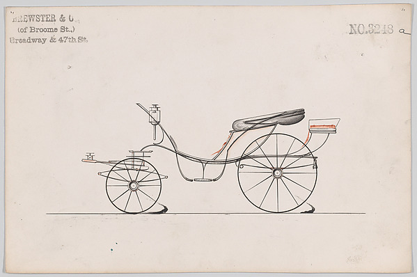 Design for Pony Phaeton, no. 3248a