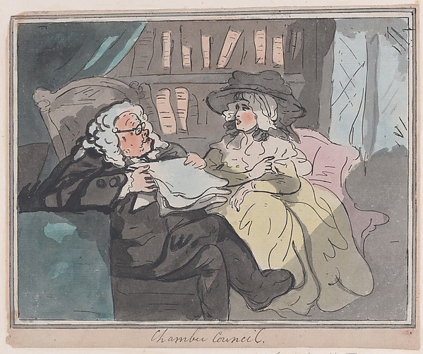 A Counselor's Opinion After He Had Retired From Practice by Thomas Rowlandson, The Metropolitan Museum of Art
