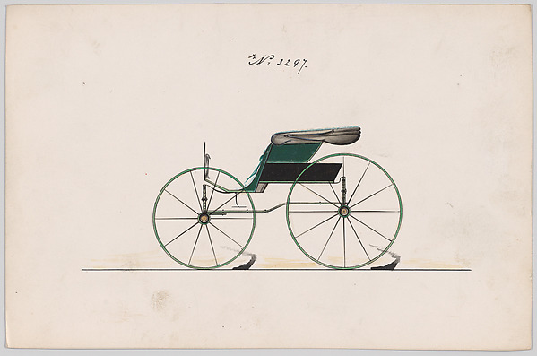 Design for Pony Phaeton, no. 3297
