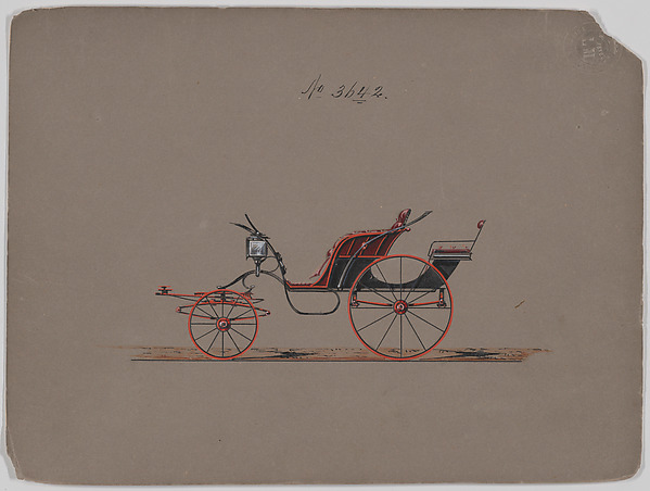 Design for Pony Phaeton, no. 3642