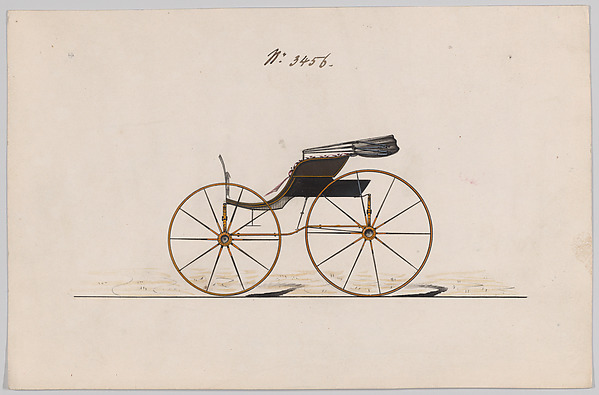 Design for Pony Phaeton, no. 3456