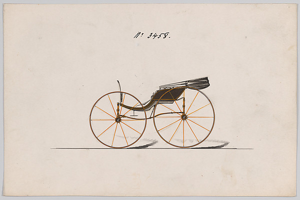 Design for Pony Phaeton, no. 3458