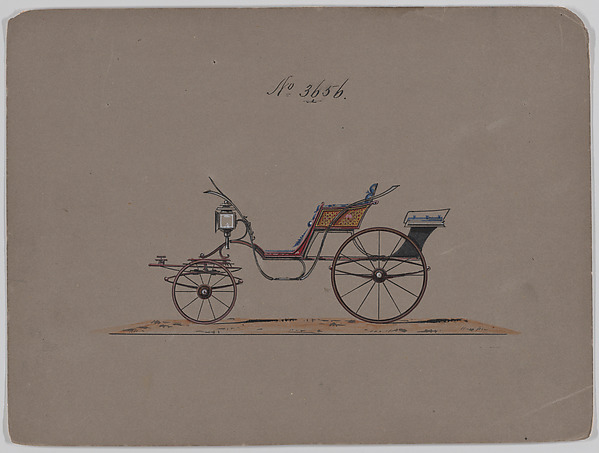Design for Pony Phaeton, no. 3656 by Brewster & Co., The Metropolitan Museum of Art
