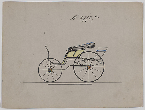 Design for Pony Phaeton, no. 3713a