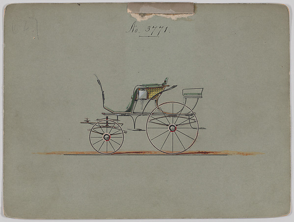 Design for Pony Phaeton, no. 3771