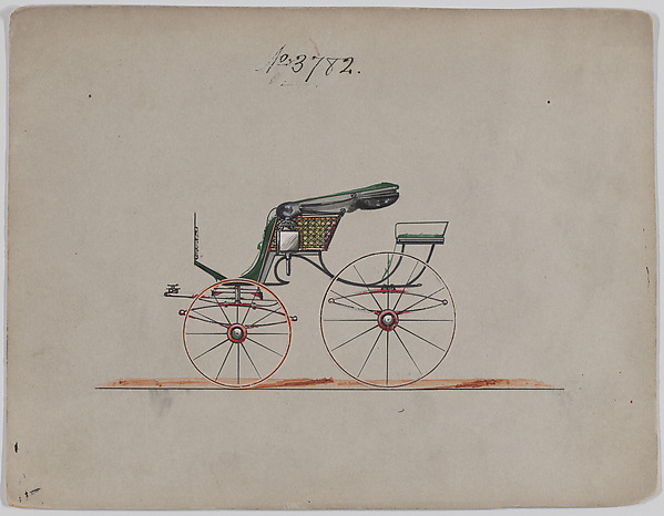 Design for Pony Phaeton, no. 3782