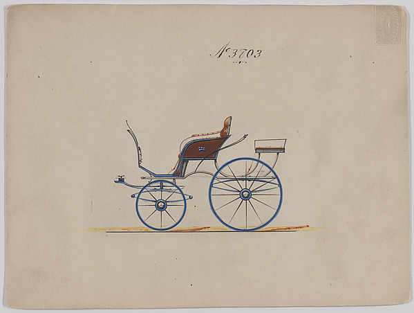 Design for Pony Phaeton, no. 3803