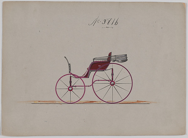 Design for Pony Phaeton, no. 3816