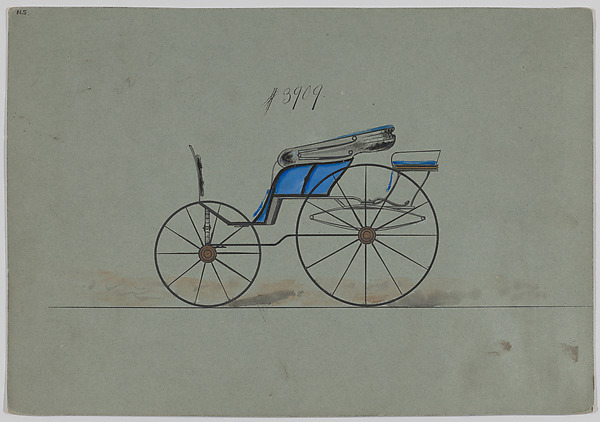 Design for Pony Phaeton, no. 3909