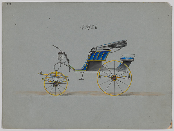 Design for Pony Phaeton, no. 3926