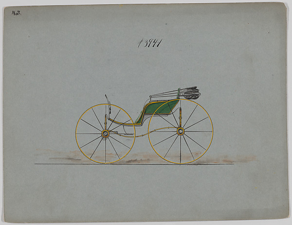 Design for Pony Phaeton, no. 3941