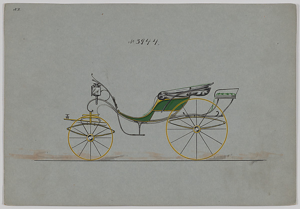 Design for Pony Phaeton, no. 3944