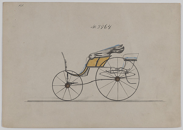 Design for Pony Phaeton, no. 3964