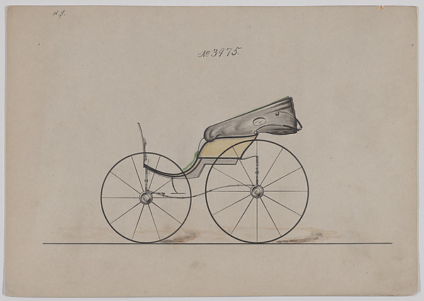 Design for Pony Phaeton, no. 3975