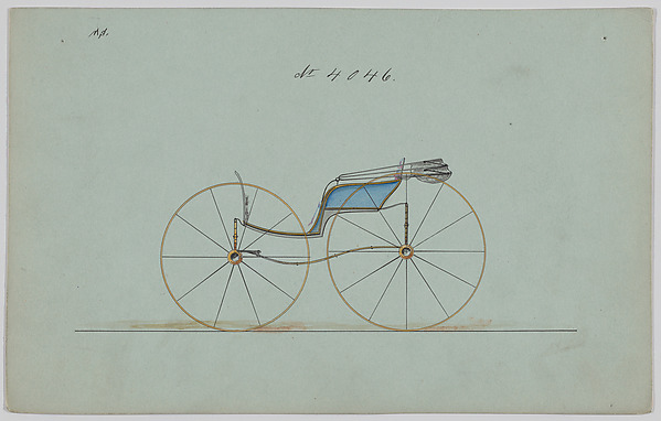 Design for Pony Phaeton, no. 4046