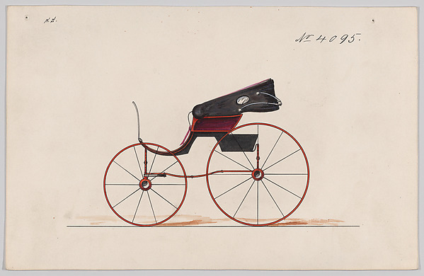 Design for Pony Phaeton, no. 4095