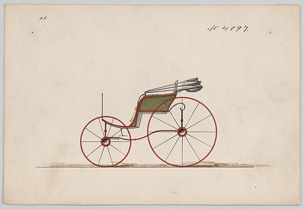 Design for Pony Phaeton, no. 4097