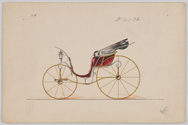 Design for Pony Phaeton, no. 4136
