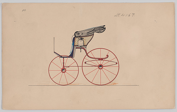 Design for Pony Phaeton, no. 4157