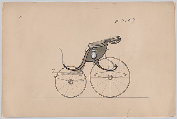 Design for Pony Phaeton, no. 4164