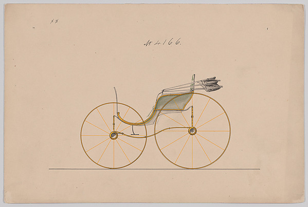 Design for Pony Phaeton, no. 4166
