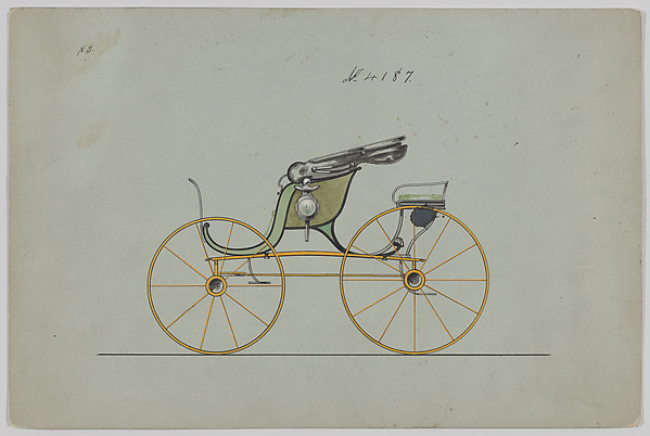 Design for Pony Phaeton, no. 4187