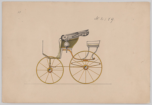 Design for Pony Phaeton, no. 4189