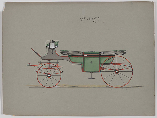 Design for Landau, No. 1597 (or 3597?)