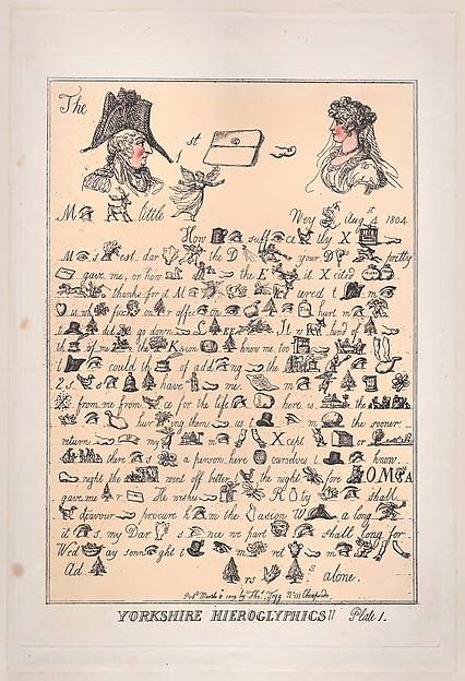 Yorkshire Hieroglyphics, Plate 1