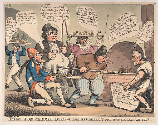 High Fun for John Bull, or the Republicans Put to their Last Shift
