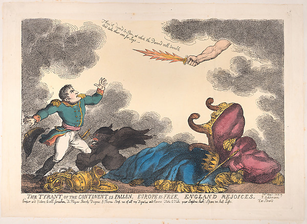 The Tyrant of the Continent is Fallen, Europe is Free, England Rejoices