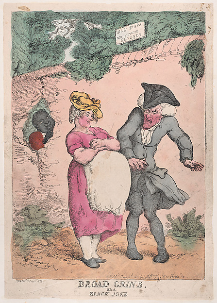 Broad Grins, or a Black Joke