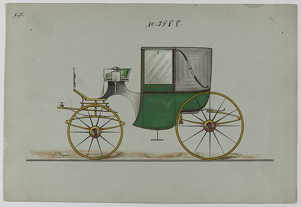 Design for Brougham, no. 3988