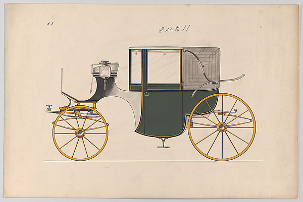 Design for Landaulet, no. 4211