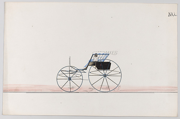 Design for Road Wagon (unnumbered) by Brewster & Co., The Metropolitan Museum of Art