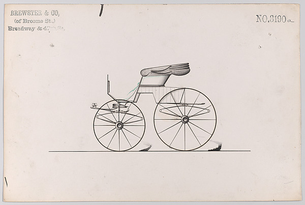 Design for Road Wagon, no. 3190a