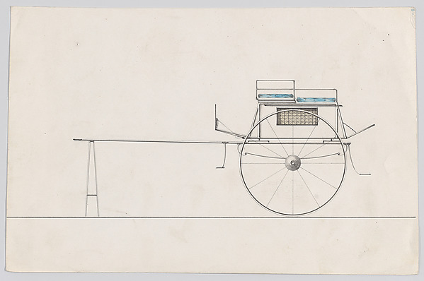 Design for Dog Cart (French?)