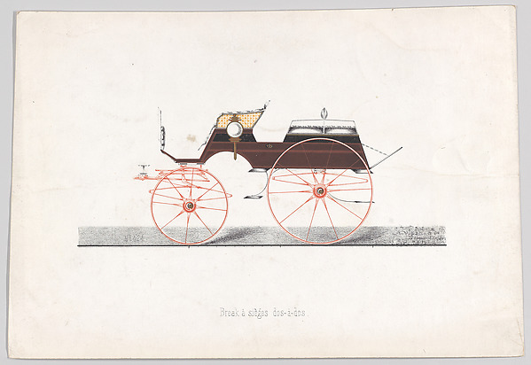 Design for Dos-A-Dos Phaeton Carriage