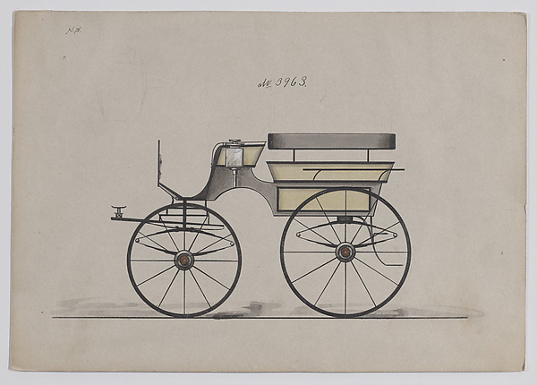 Design for Omnibus or Wagonette, no. 3963