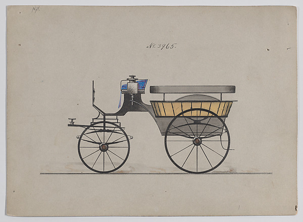 Design for Omnibus or Wagonette, no. 3965