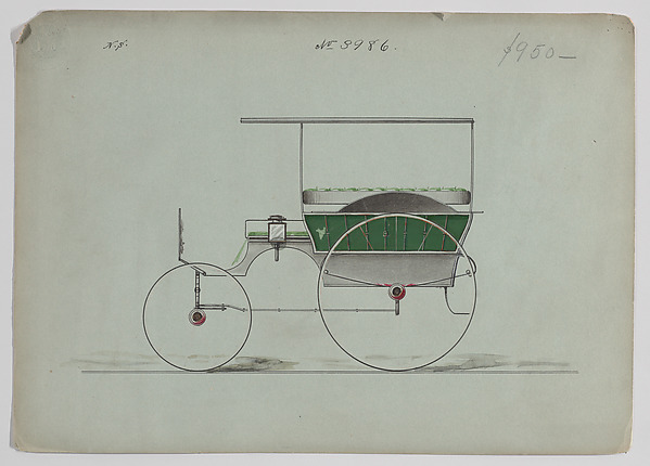 Design for Omnibus or Wagonette, no. 3986
