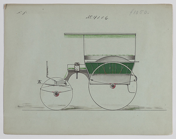 Design for Omnibus or Wagonette, no. 4006