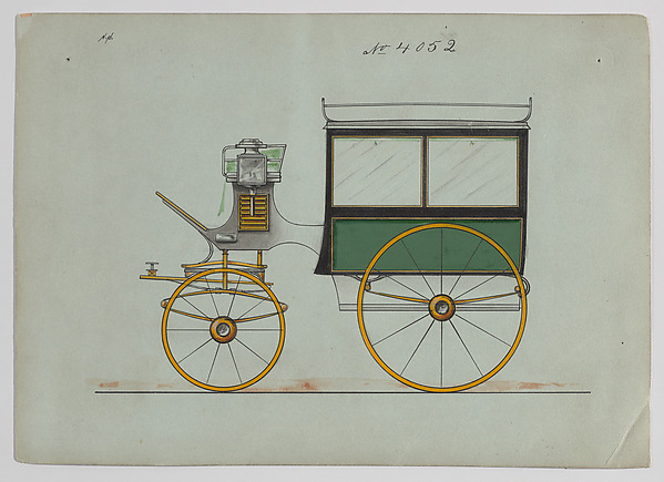 Design for Omnibus or Wagonette, no. 4052