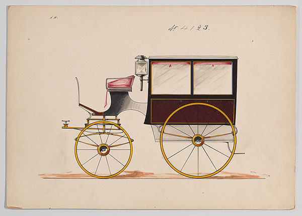 Design for Omnibus or Wagonette, no. 4123