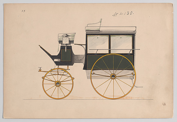 Design for Omnibus or Wagonette, no. 4130