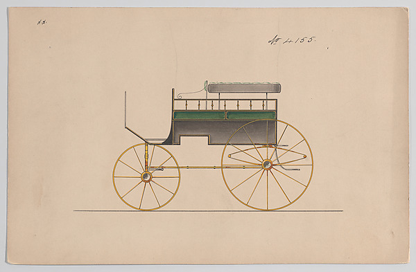 Design for Omnibus or Wagonette, no. 4155