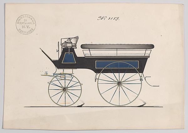Design for a Wagonette, no. 3159
