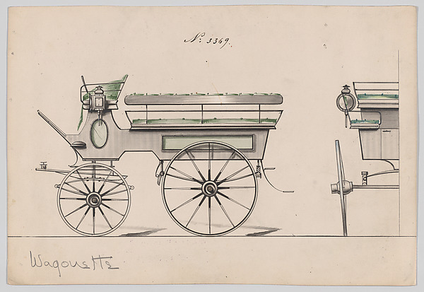 Design for Omnibus or Wagonette, no. 3369