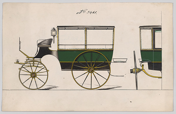 Design for Omnibus or Wagonette, no. 3461