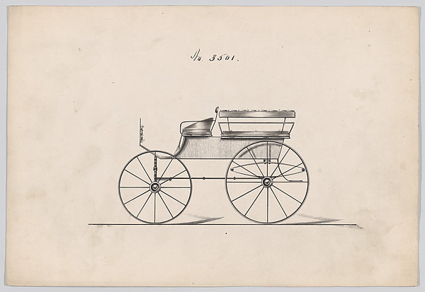 Design for Omnibus or Wagonette, no. 3501 by Brewster & Co., The Metropolitan Museum of Art